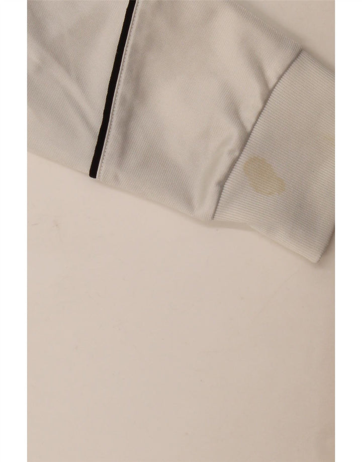 Adidas Męska bluza dresowa Top Jacket UK 36/38 Mały biały poliester
