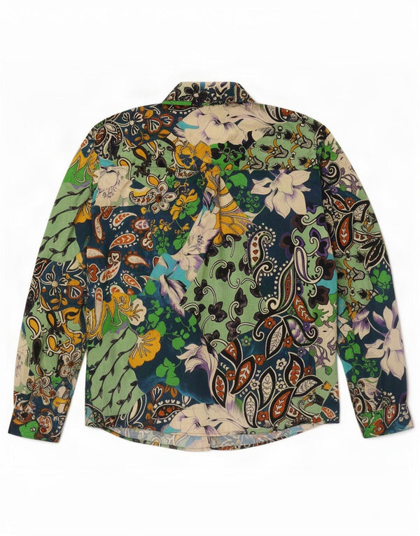 Damska koszula oversize Zara UK 16, duża, wielokolorowa, poliester Paisley
