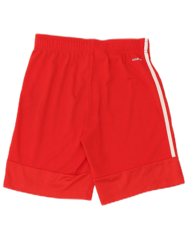 Chłopięce spodenki sportowe Adidas Aeroready 11-12 lat, czerwony poliester