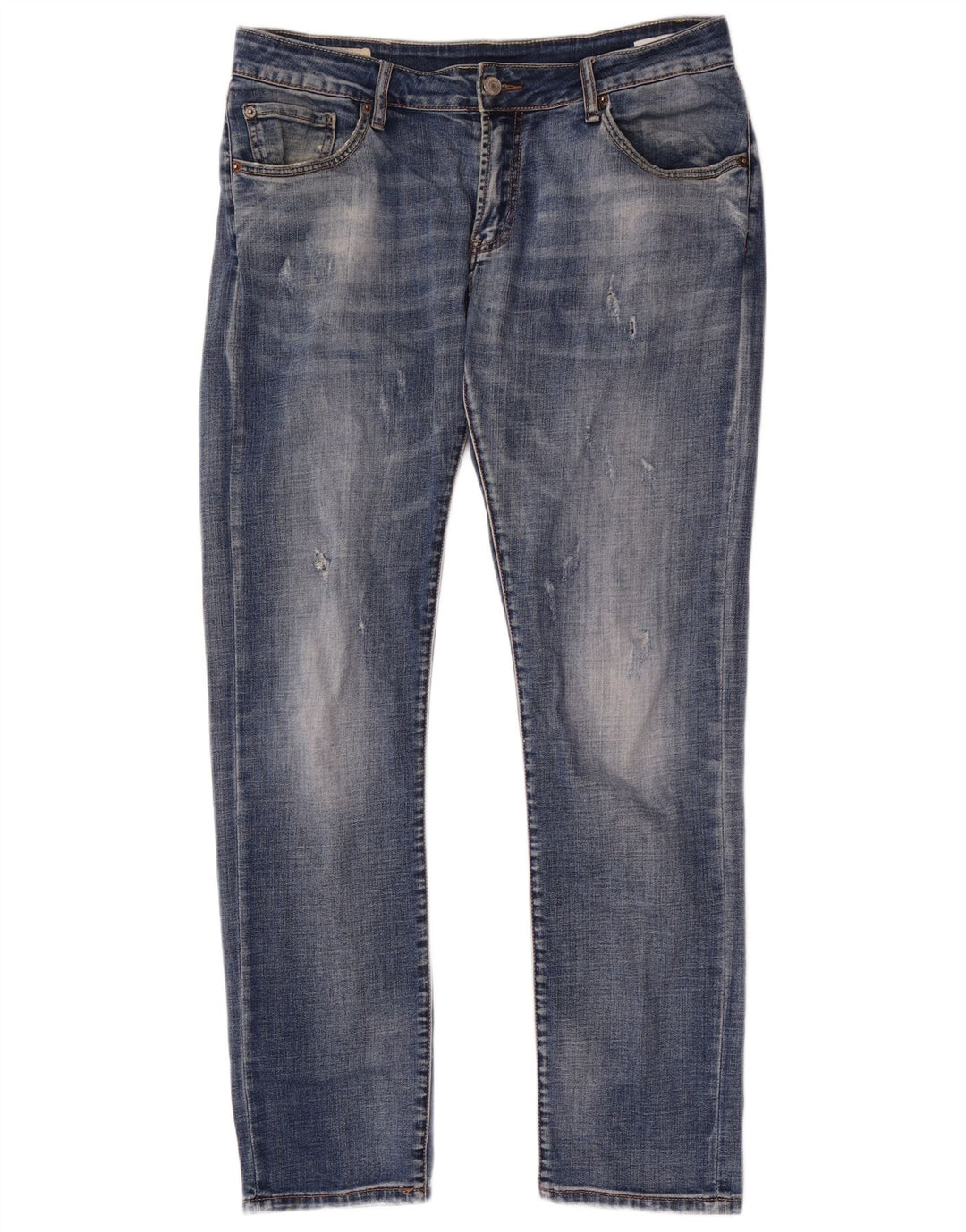 Męskie jeansy Levi's 511 w trudnej sytuacji W32 L32 Niebieska bawełna