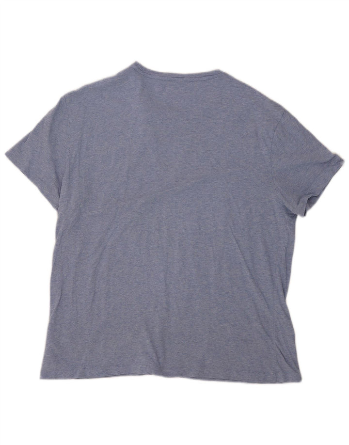 Koszulka męska Polo Ralph Lauren Top, średnia niebieska bawełna