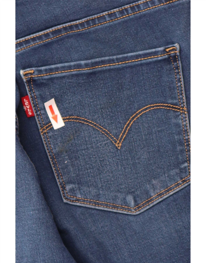 Damskie dżinsy Levi's 314 Shaping Straight W30 L31 Niebieska bawełna