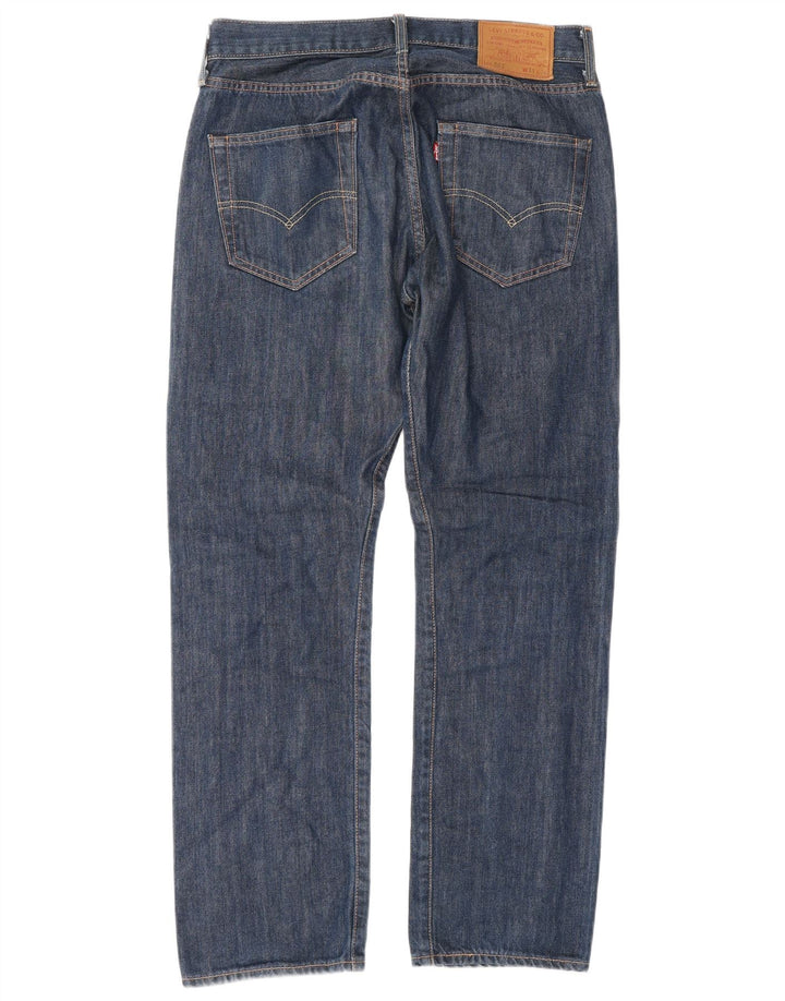 Męskie jeansy Levi's 501 Straight W31 L30 Niebieskie bawełniane
