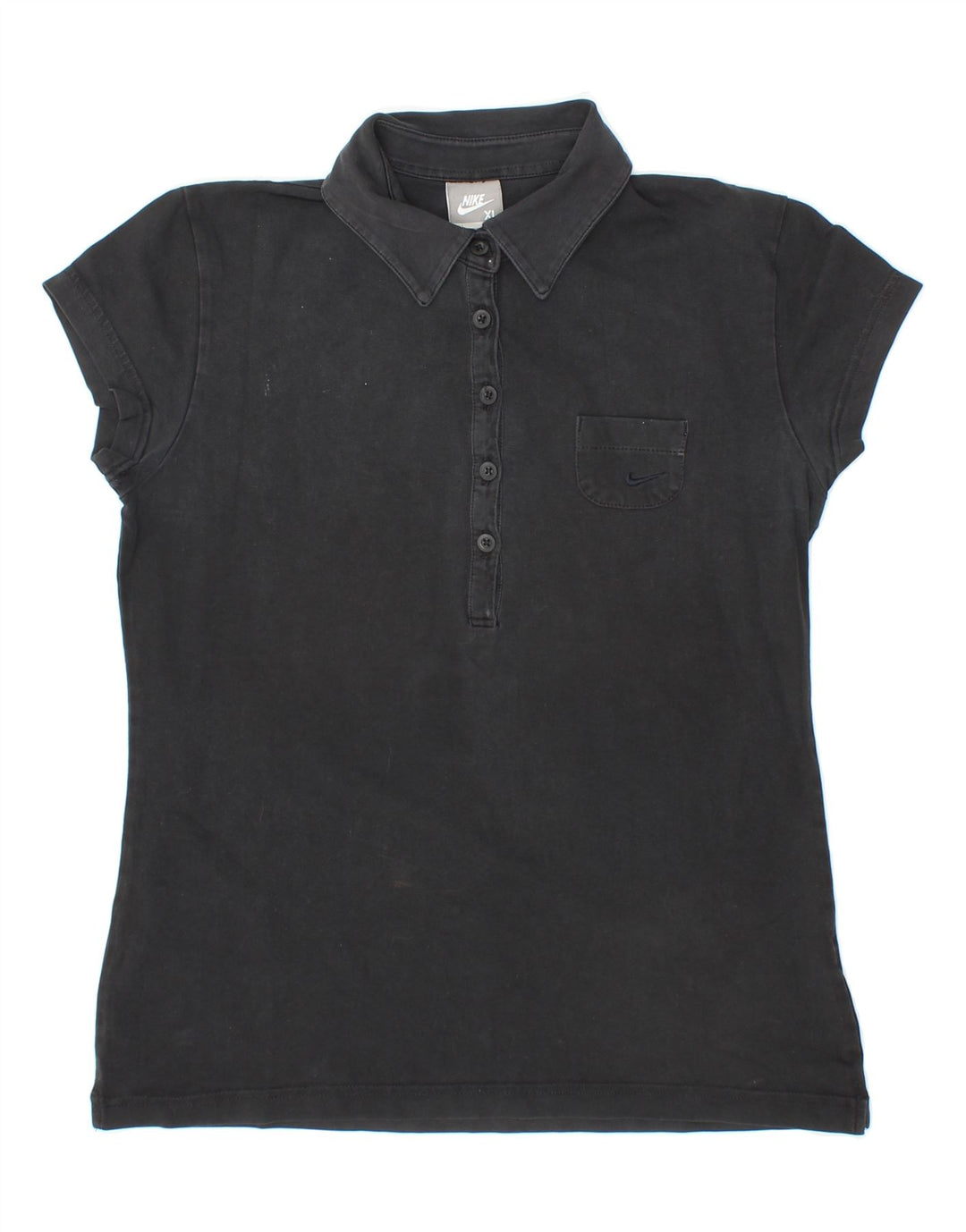 NIKE Womens Polo Shirt UK 16/18 XL Black Vintage Nike and Second-Hand Nike from Messina Hembry 