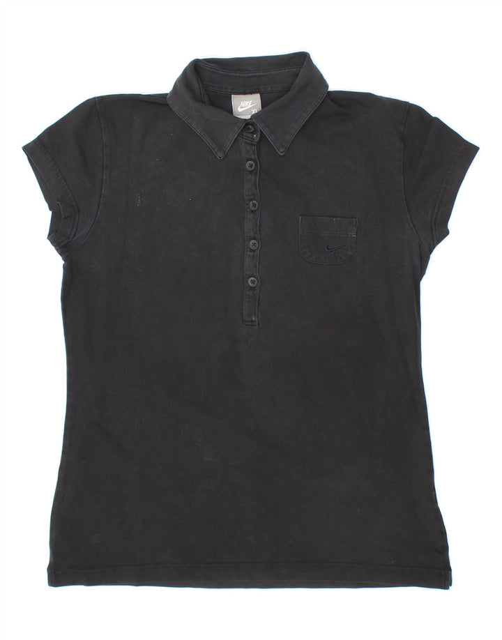 NIKE Womens Polo Shirt UK 16/18 XL Black Vintage Nike and Second-Hand Nike from Messina Hembry 