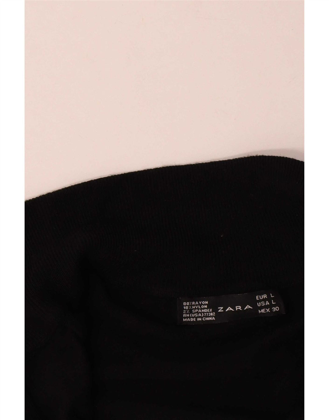 Sweter damski Zara Cardigan UK 14, duży czarny sztuczny jedwab
