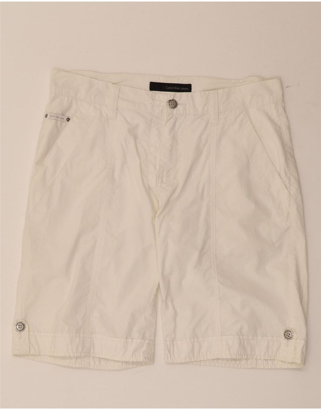 Męskie spodenki Chino Calvin Klein W32 Medium White