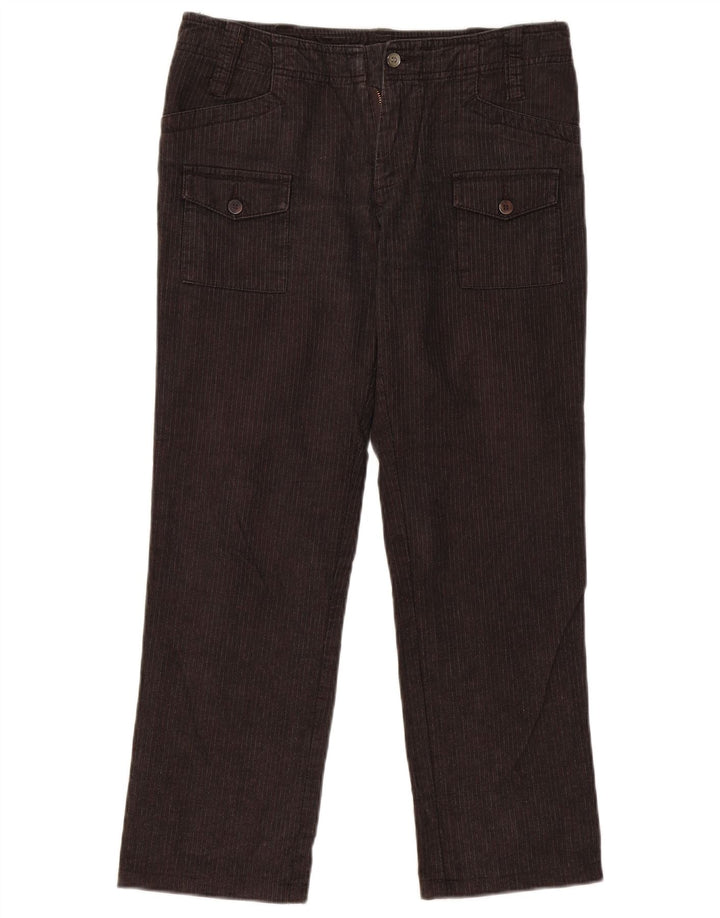 Damskie spodnie cargo ELLESSE IT 44 Medium W32 L28 Szare prążki