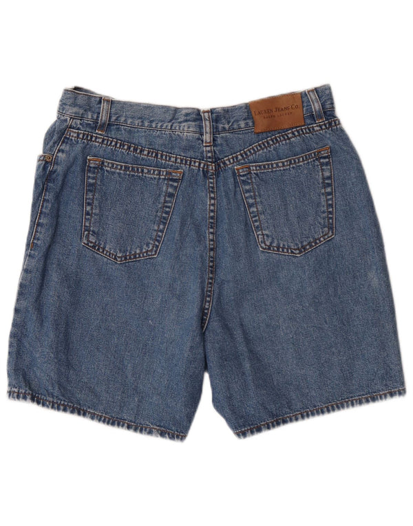 Damskie spodenki jeansowe Ralph Lauren Petite US 12 Large W30 Niebieskie bawełniane