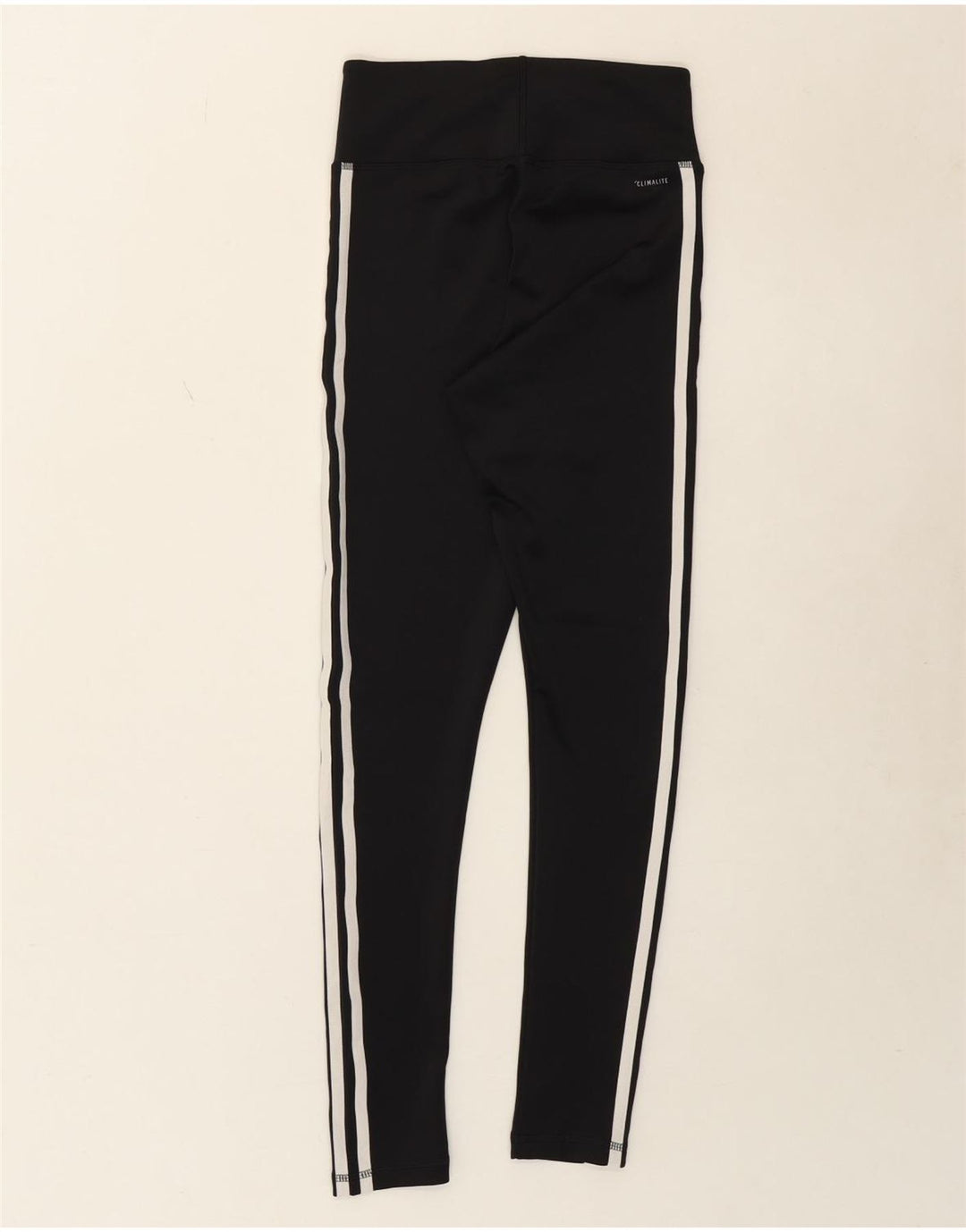 ADIDAS Womens Climalite Leggings UK 4/6 XS Black Polyester Vintage Adidas and Second-Hand Adidas from Messina Hembry 