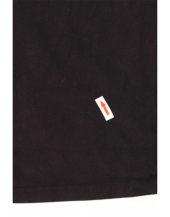 Męski T-shirt z grafiką Liu Jo, mały, czarny, bawełniany