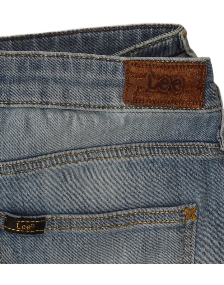 Damskie jeansy Lee Cropped W29 L25 Niebieskie