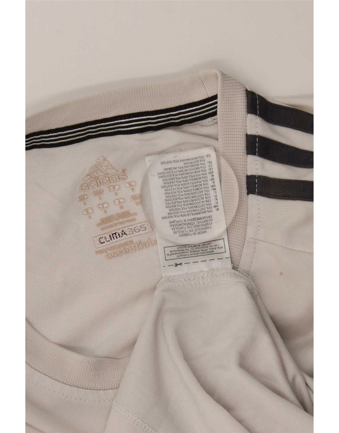 Adidas Męska Koszulka Clima 365 Top Mała Biała Bawełna