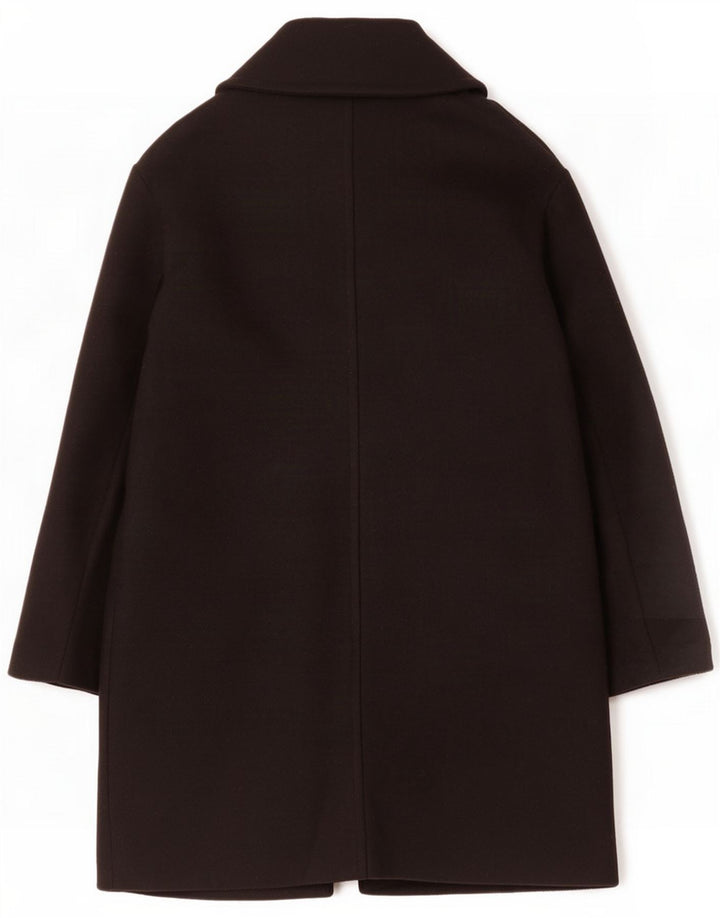 Marks & Spencer Damski płaszcz oversize UK 10, mały, czarny, poliester