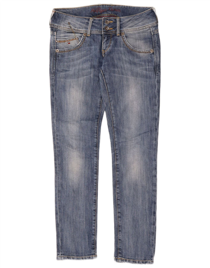 Damskie jeansy slim TOMMY HILFIGER W29 L30 Niebieskie bawełniane