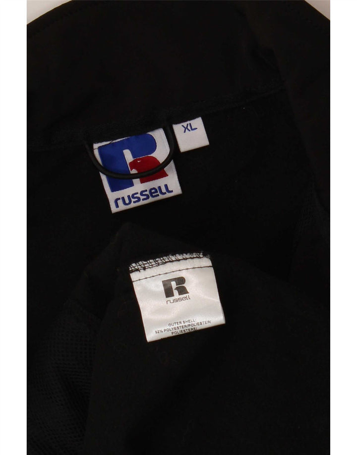 Męska kamizelka Russell Athletic Graphic Utility UK 42 XL, czarny poliester