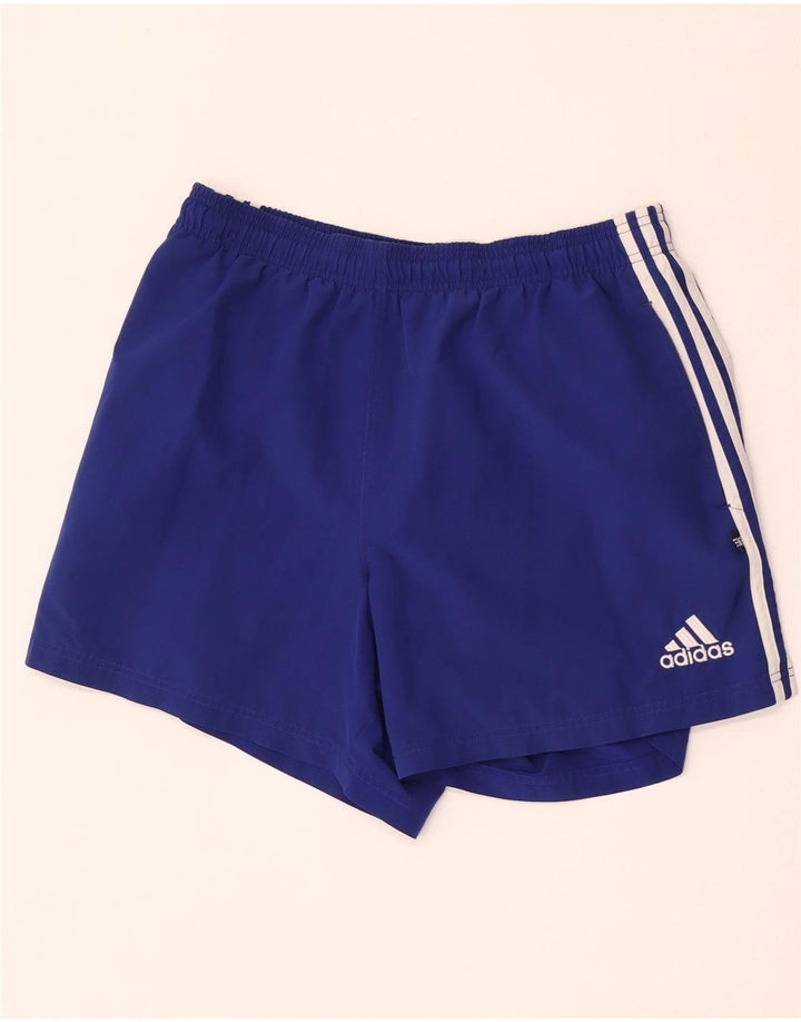 Męskie spodenki sportowe Adidas, średni granatowy poliester