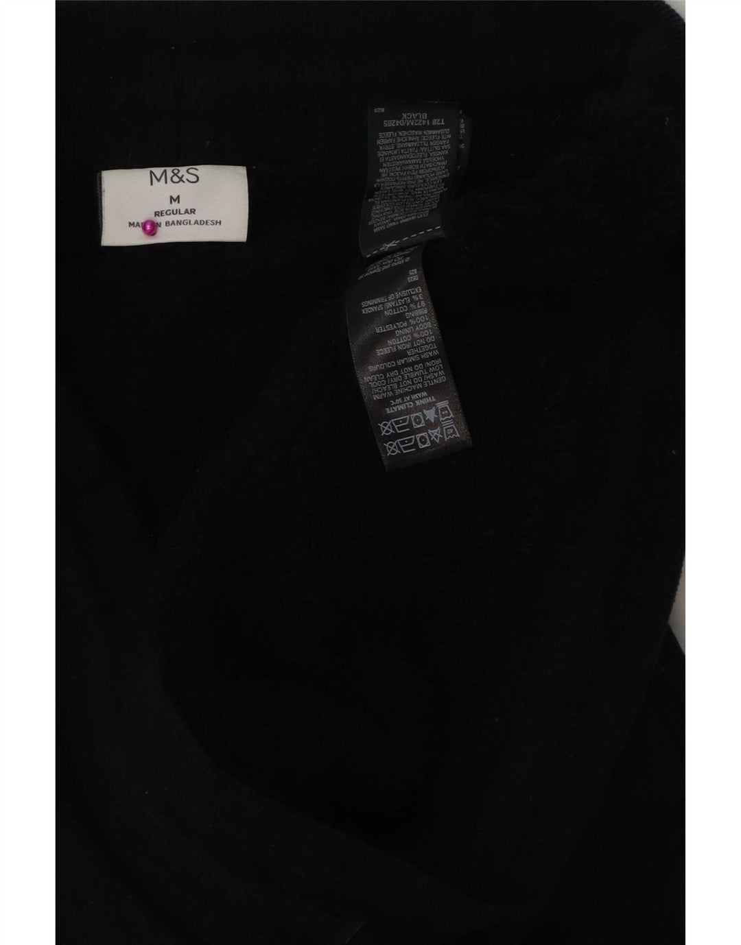 Męskie spodnie dresowe Marks & Spencer Regular Black