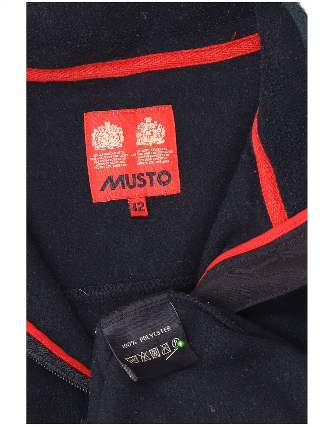 Damska kurtka polarowa Musto UK 12, średni granatowy poliester