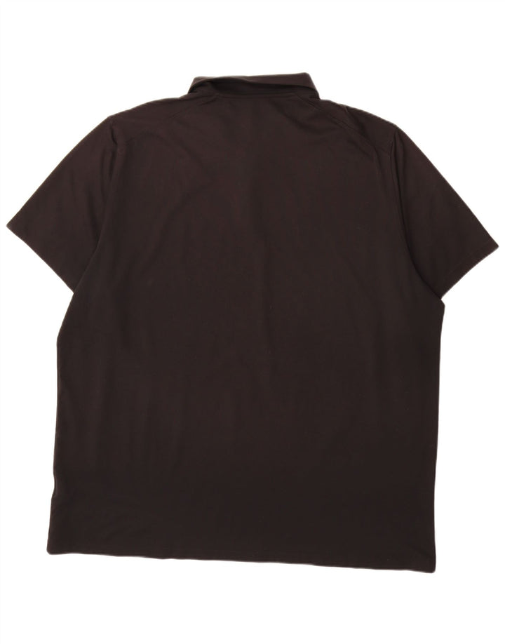 Męska koszulka polo Nike Dri Fit Standard Fit 2XL, czarna, poliester