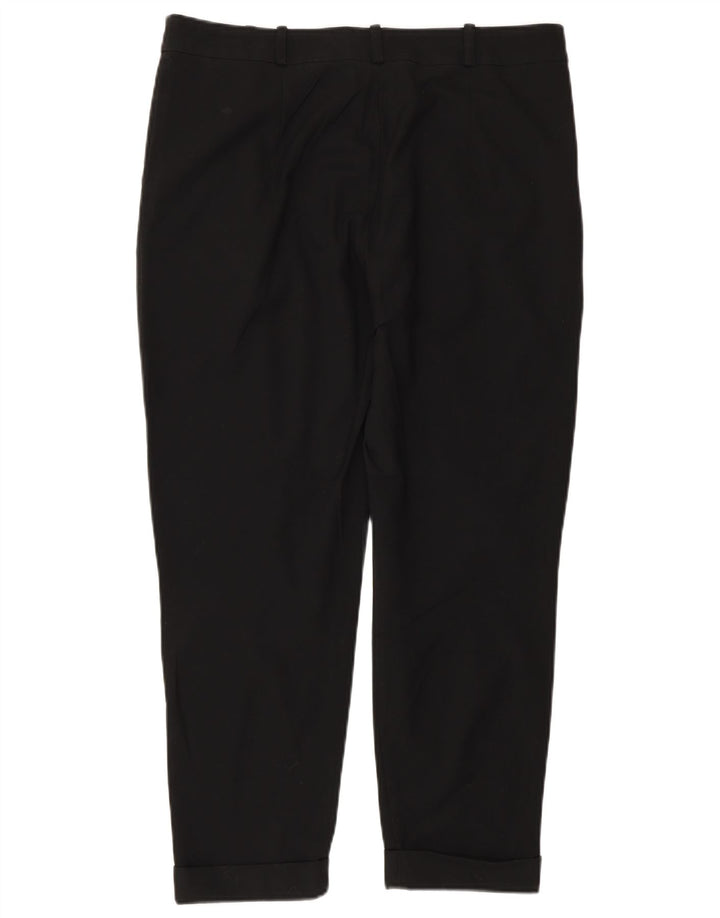 Damskie, zwężane spodnie Zara EU 40 Medium W30 L25 Czarny poliester