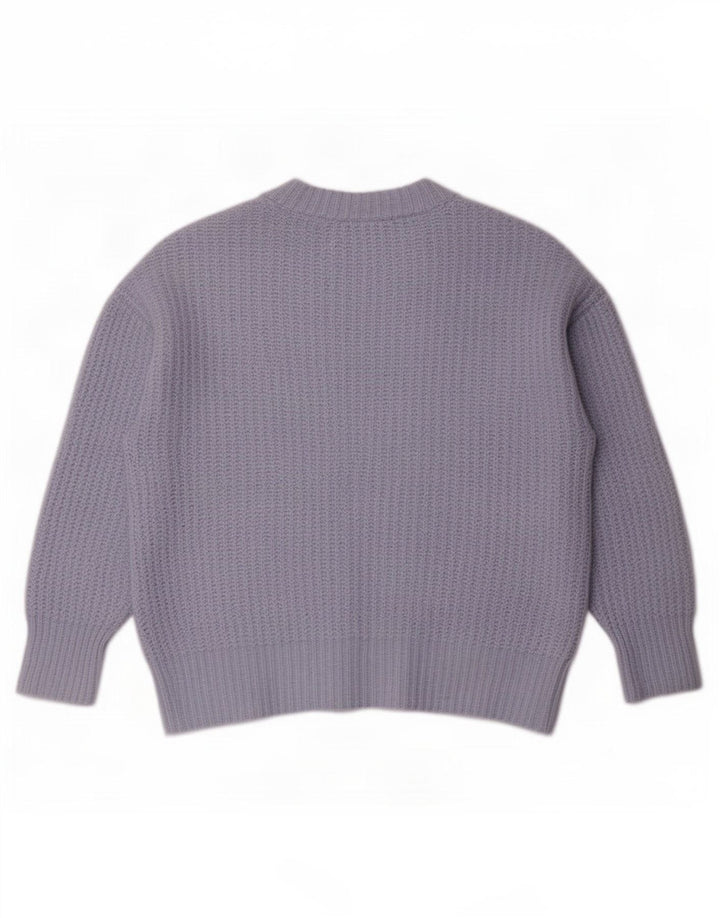 Damski sweter oversize Zara UK 14, średni niebieski poliester