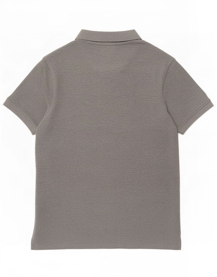 Męska koszulka polo Lyle & Scott, duża, szara, bawełniana
