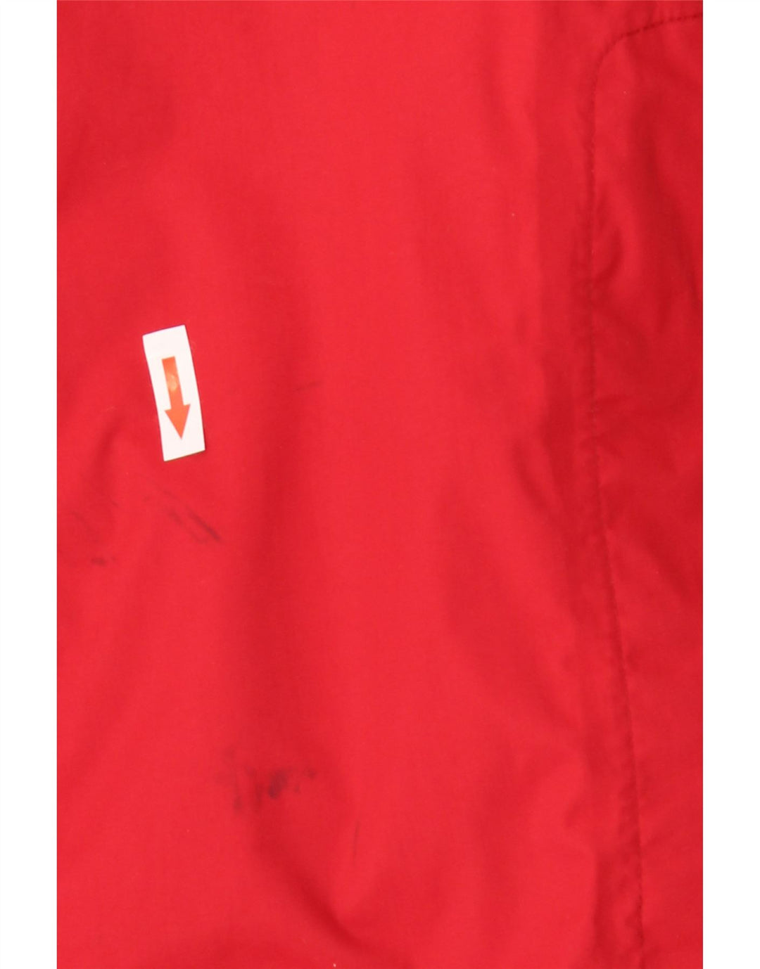 Męska kurtka przeciwdeszczowa Jack Wolfskin UK 48 2XL Czerwony poliamid z blokami kolorów