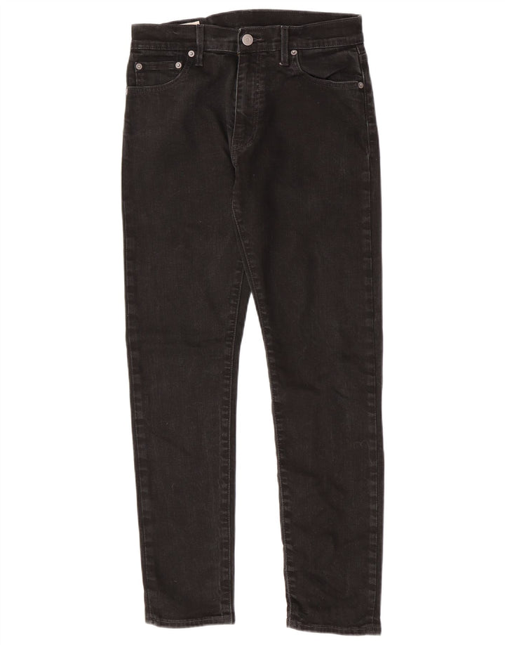 Męskie jeansy slim fit Levi's W30 L30 Czarna bawełna