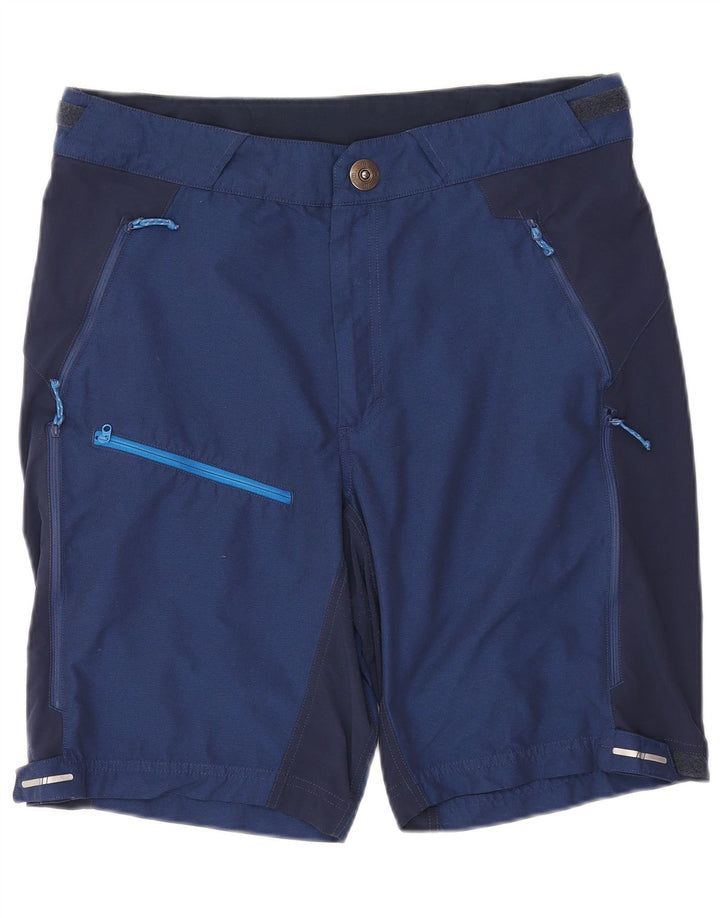 Męskie spodenki cargo z grafiką Berghaus XL W36 granatowe, poliamidowe