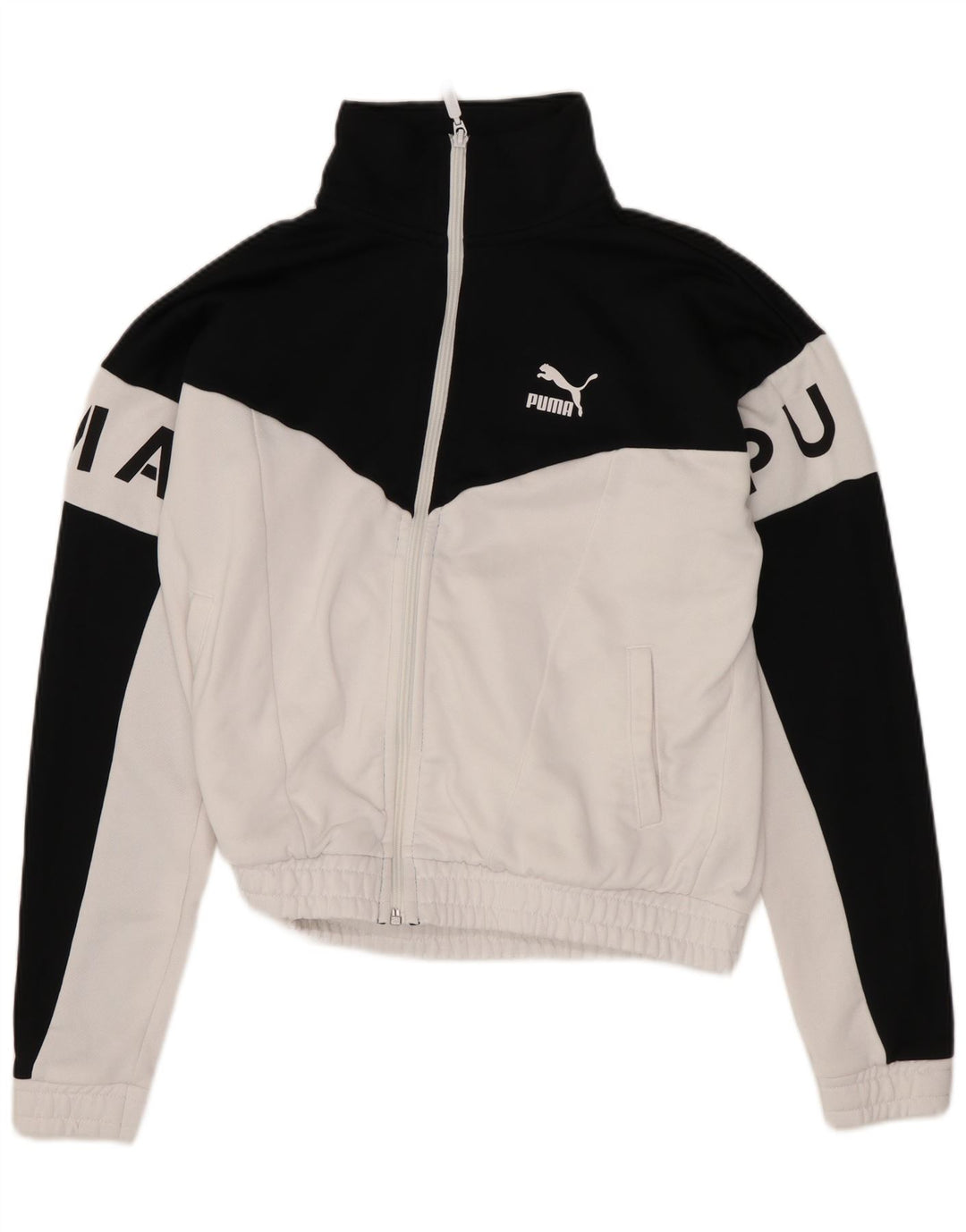 Damska bluza dresowa Puma Oversized Crop Top UK 6 XS w kolorze czarnym