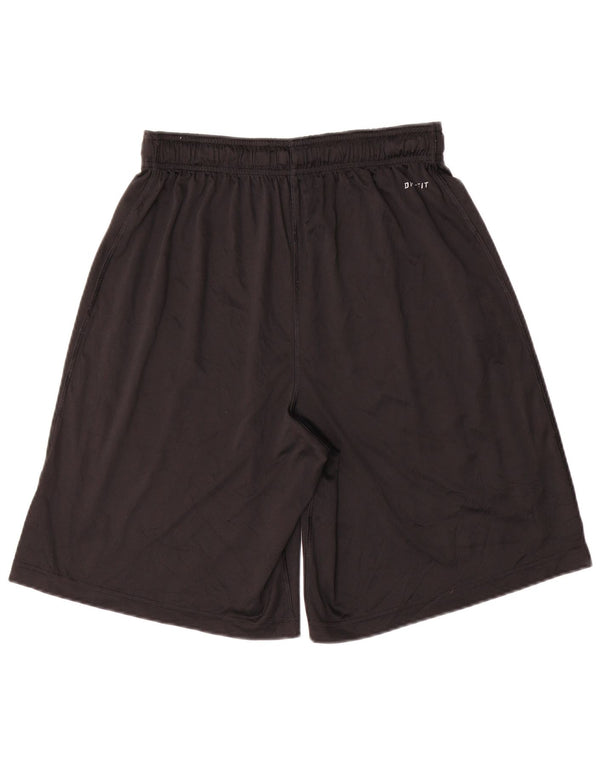 Męskie spodenki sportowe Nike Dri Fit Graphic, średni czarny poliester