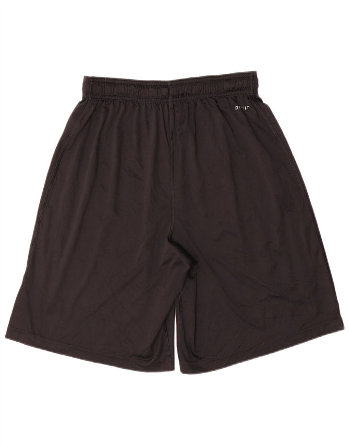 Męskie spodenki sportowe Nike Dri Fit Graphic, średni czarny poliester