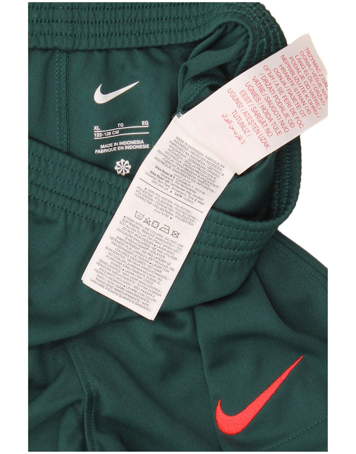 Chłopięce spodenki sportowe Nike Liverpool 7-8 lat XL, zielone, poliestrowe