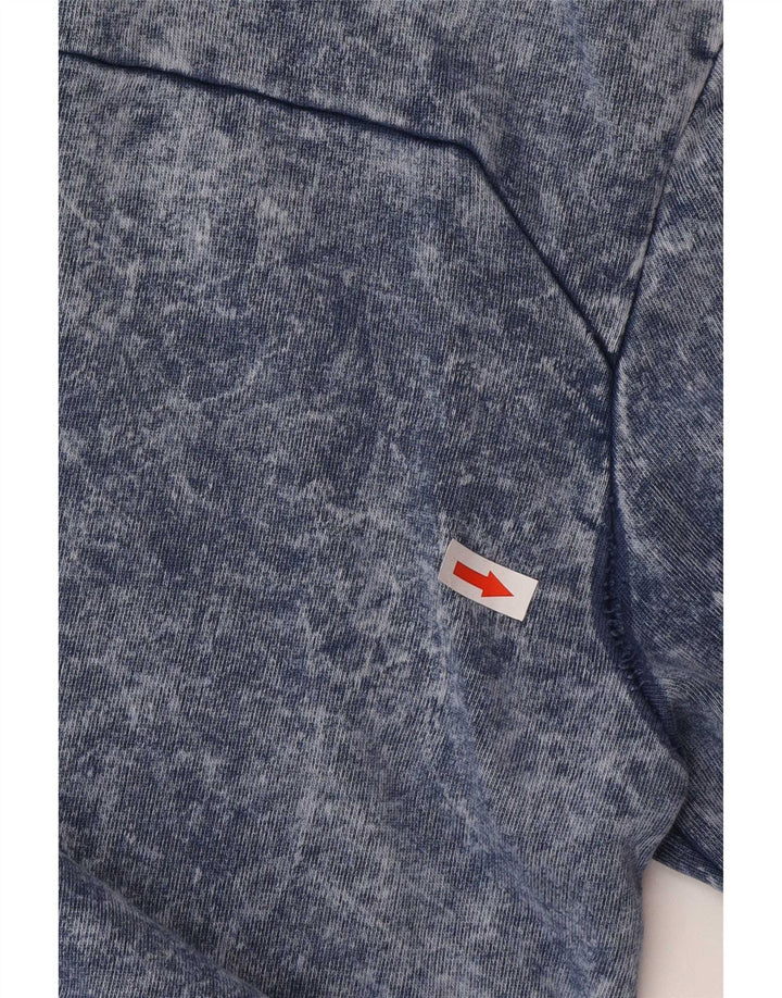 Męska bluza z grafiką Calvin Klein Jeans, średnioniebieska, bawełniana