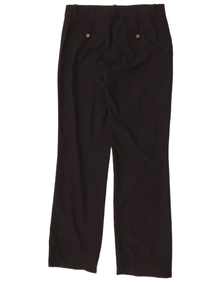 Damskie proste spodnie chino Zara EU 38 Small W28 L31 Czarny poliester