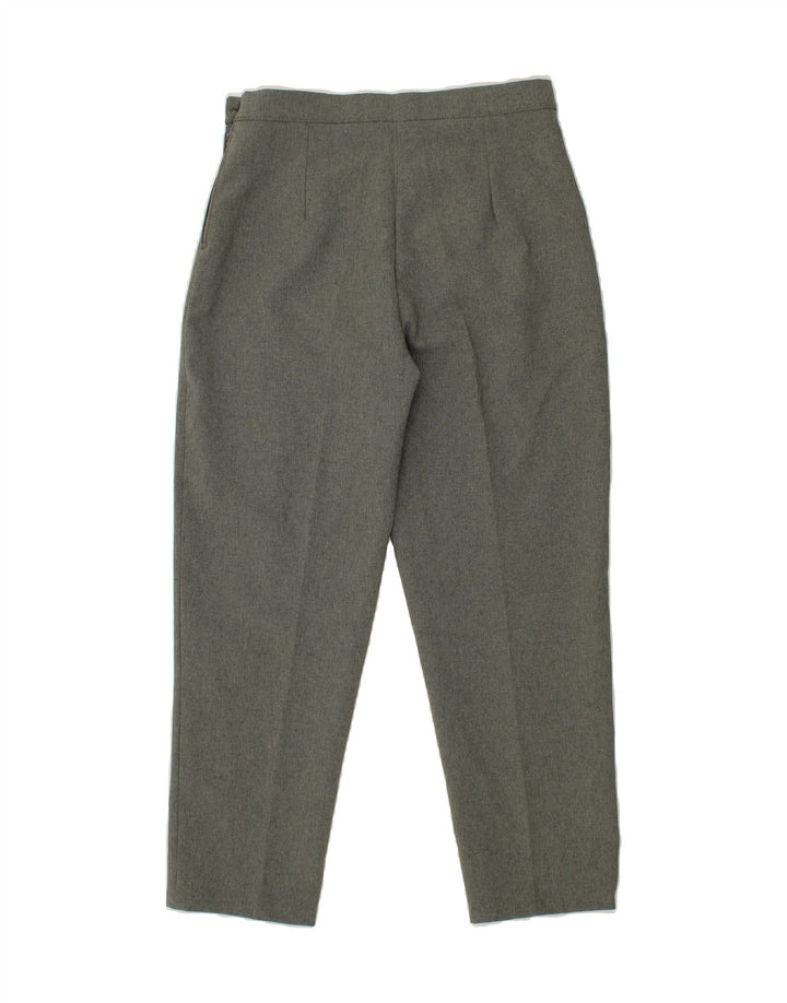 VINTAGE Womens Tapered Suit Trousers W30 L28 Grey Vintage Vintage and Second-Hand Vintage from Messina Hembry 