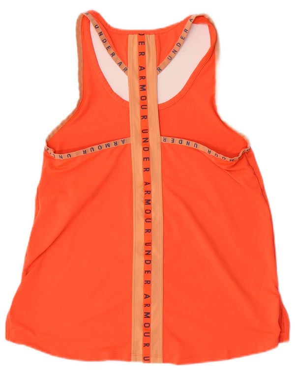 Damska kamizelka Under Armour Heat Gear Graphic Top UK 6 XS w kolorze pomarańczowym