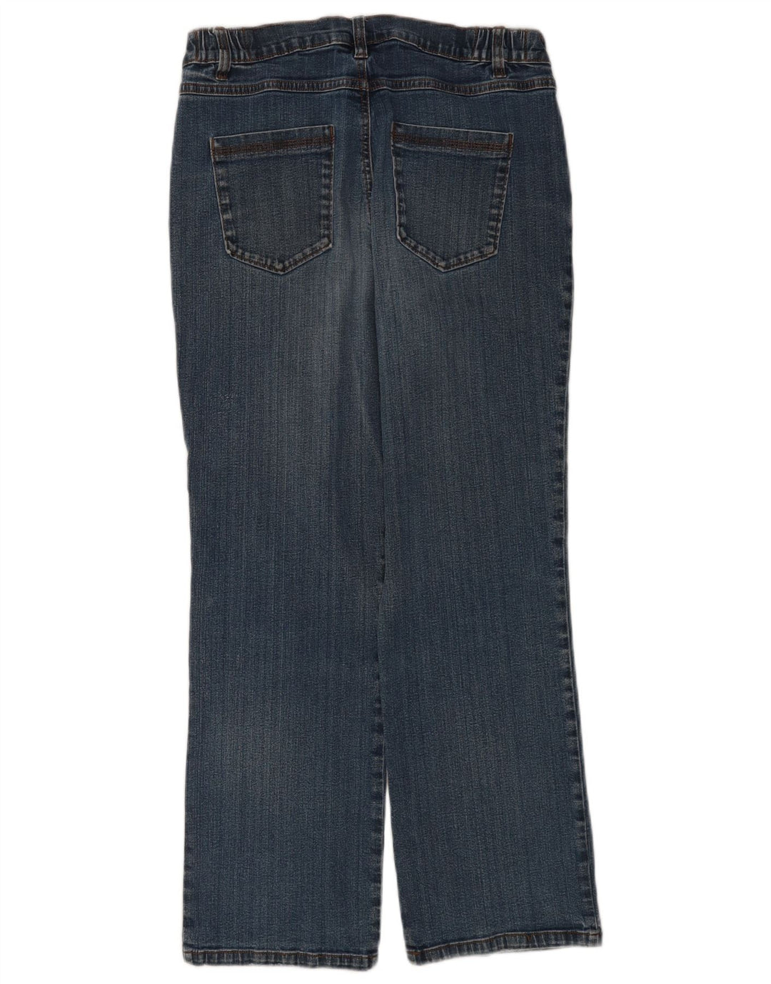 Marks & Spencer Damskie proste dżinsy UK 14 Medium W34 L28 Niebieskie bawełniane