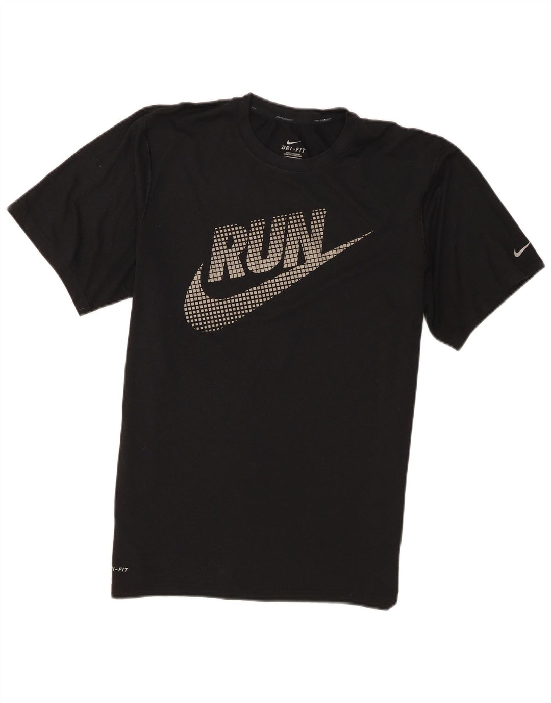 Męski T-shirt z grafiką Nike Dri Fit, średni czarny poliester