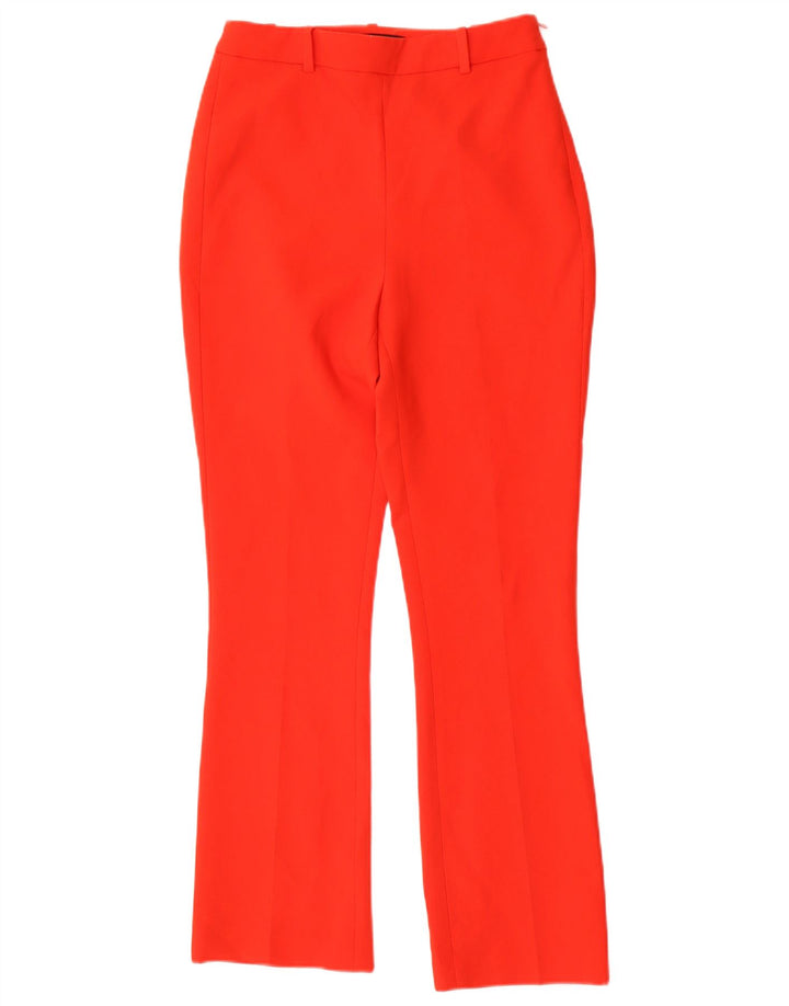 Spodnie damskie Zara Bootcut, małe, W26 L29, czerwone, poliestrowe