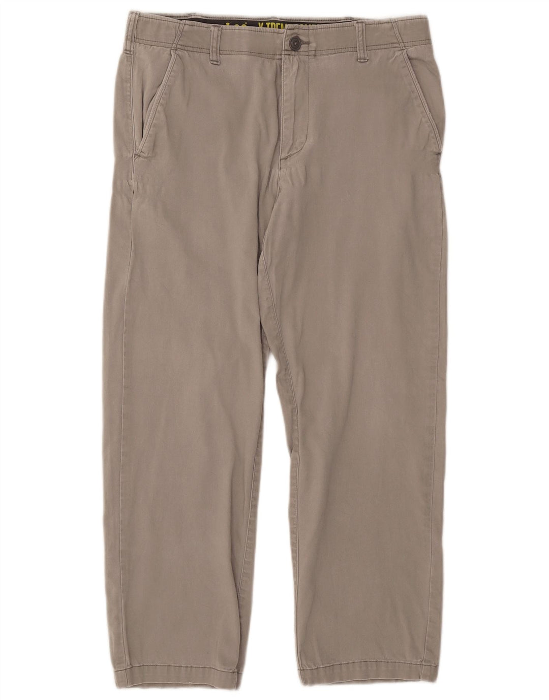 Męskie spodnie typu chino X-treme Comfort LEE W34 L30, szara bawełna
