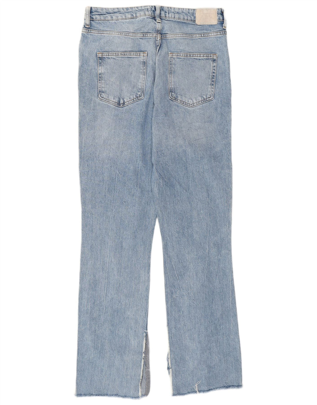 Damskie jeansy Zara w trudnej sytuacji, EU 40, średnie, W30, L30, niebieskie