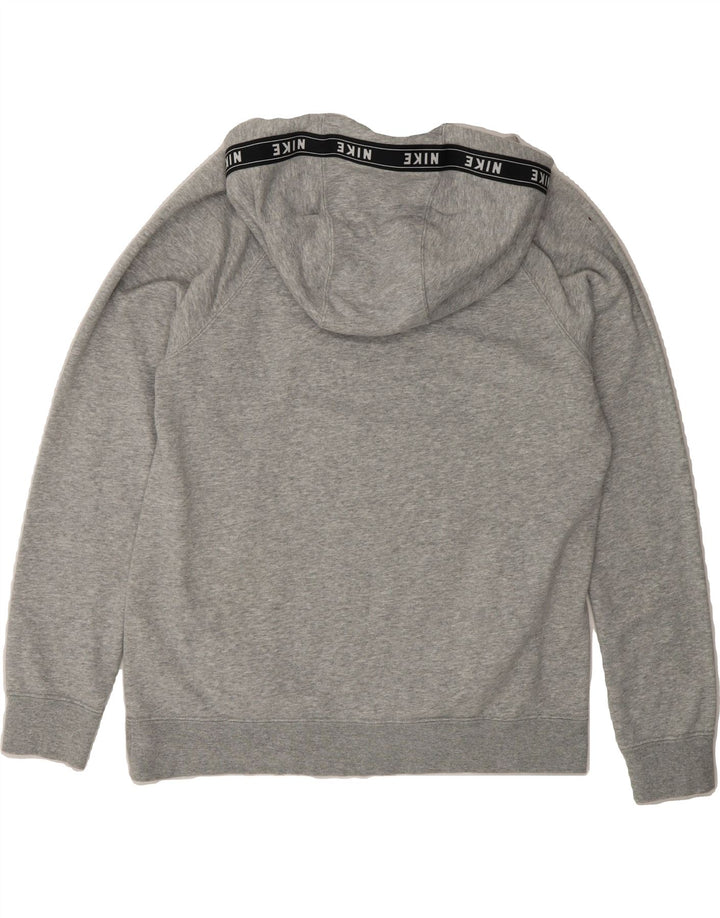NIKE Mens Graphic Hoodie Jumper Small Grey Cotton Vintage Nike and Second-Hand Nike from Messina Hembry 