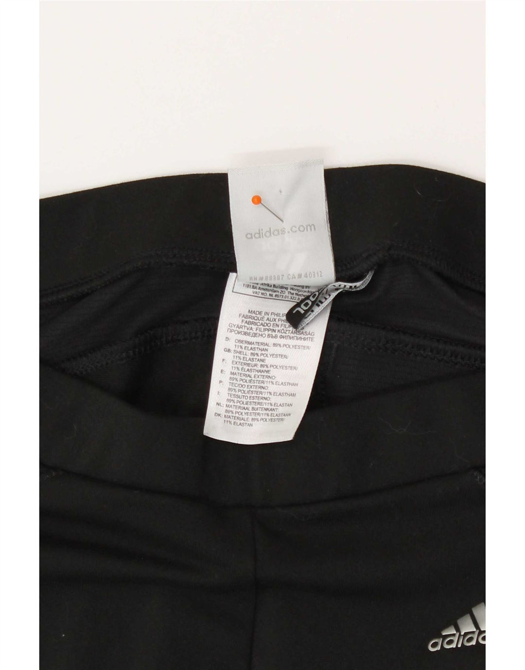 Damskie legginsy Adidas Climacool Capri UK 12, średni czarny poliester