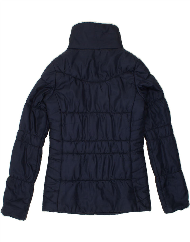 PUMA Womens Padded Jacket UK 8 Small  Navy Blue Polyester Vintage Puma and Second-Hand Puma from Messina Hembry 