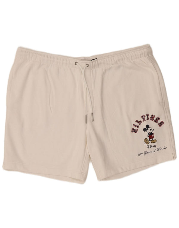 Męskie spodenki sportowe Tommy Hilfiger Disney Graphic 2XL Biała bawełna