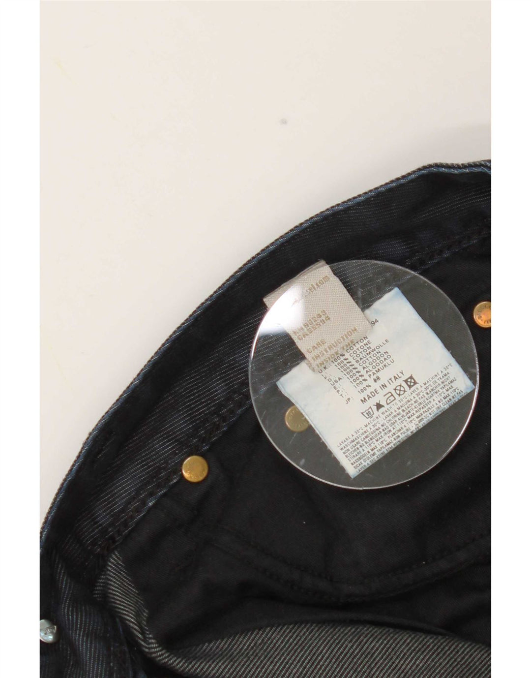 Diesel Męskie Slim Jeansy W32 L33 Granatowe Bawełniane