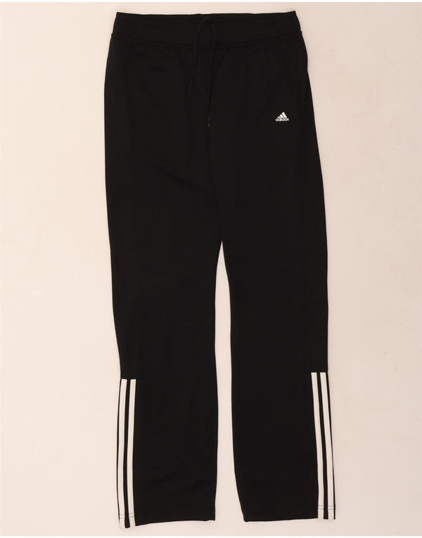 Damskie spodnie dresowe Adidas UK 8/10, małe, czarne, poliestrowe