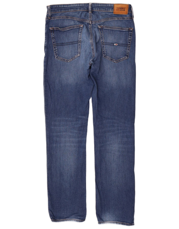 TOMMY HILFIGER Męskie jeansy Scanton Slim W34 L32 Niebieskie bawełniane